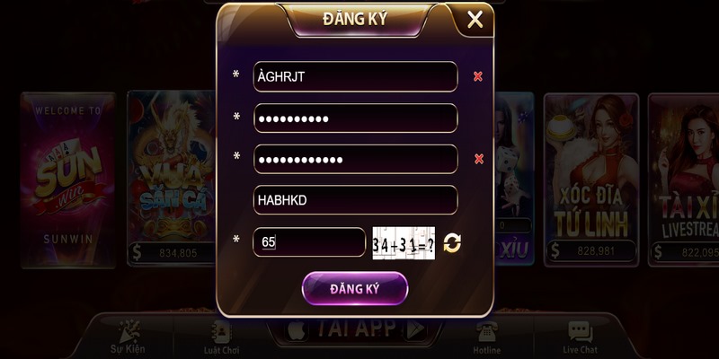 Tạo tài khoản Sunwin siêu đơn giản qua 5 bước hướng dẫn