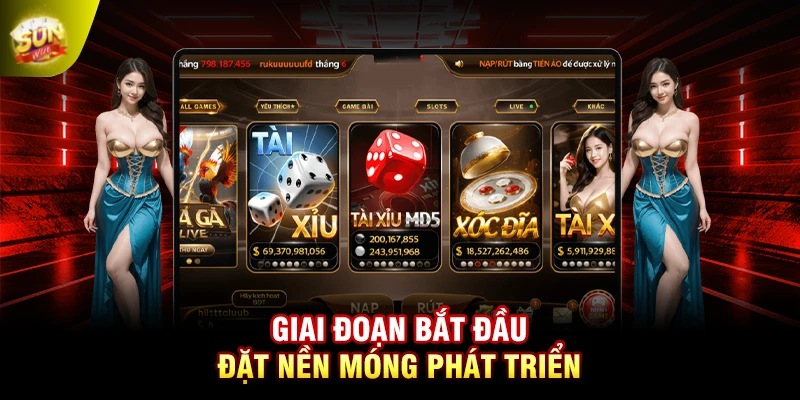 Giai đoạn bắt đầu đặt nền móng phát triển