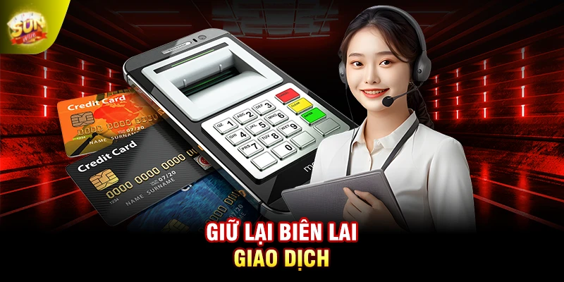 Giữ lại biên lai giao dịch