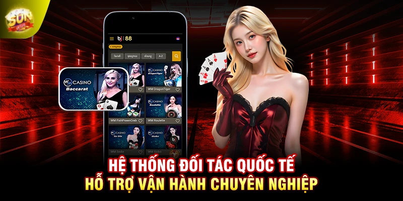 Hệ thống đối tác quốc tế hỗ trợ vận hành chuyên nghiệp