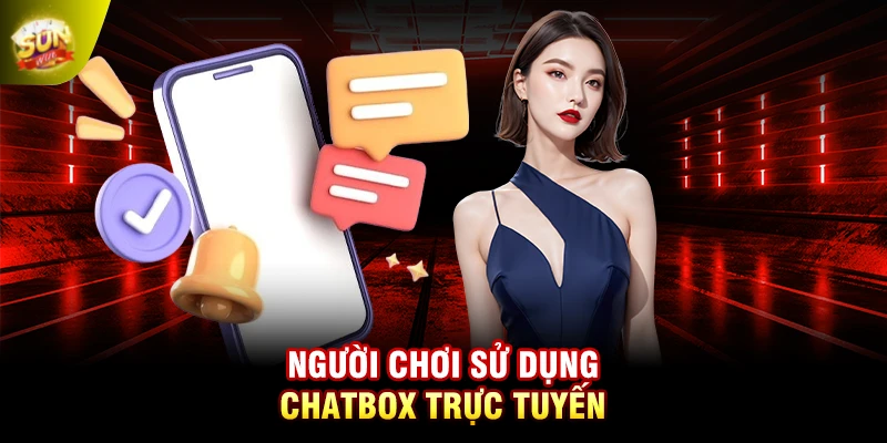 Người chơi sử dụng chatbox trực tuyến